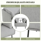 Fauteuil en similicuir, assise et dossier rembourrés, pieds en bois massif, touche décorative pour le salon
