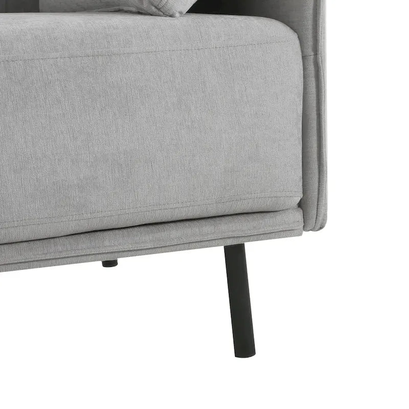 Fauteuil en similicuir, assise et dossier rembourrés, pieds en bois massif, touche décorative pour le salon