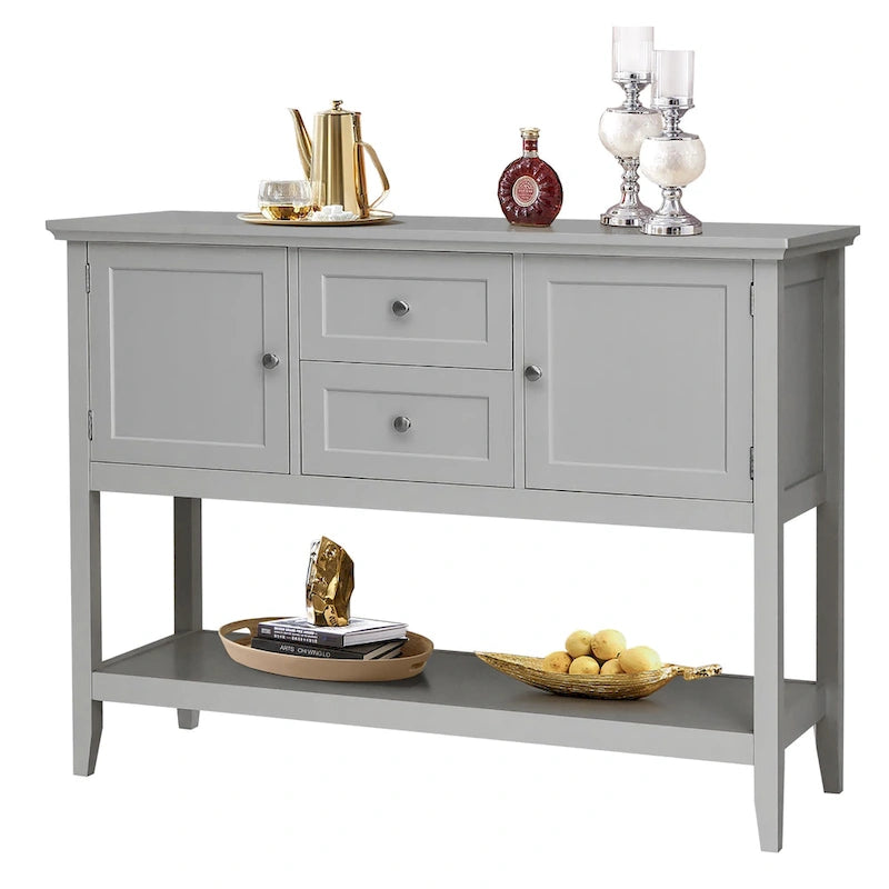 Buffet en bois avec tiroirs et placards, pour salle à manger et entrée