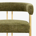 Fauteuil en tissu chenille (lot de 2)