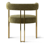 Fauteuil en tissu chenille (lot de 2)