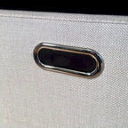 Banc d'entrée avec 4 compartiments à chaussures, Bois massif, Finition expresso, Rangement pour couloir
