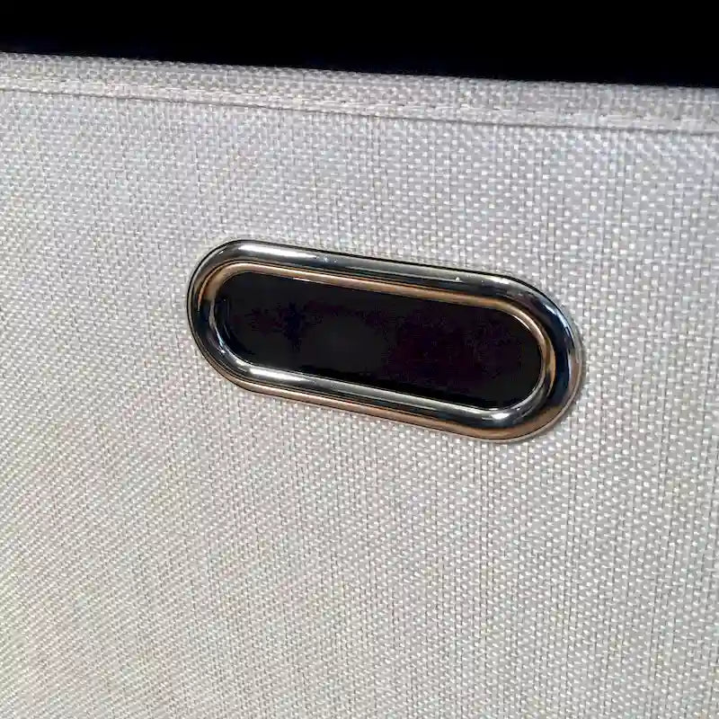 Banc d'entrée avec 4 compartiments à chaussures, Bois massif, Finition expresso, Rangement pour couloir