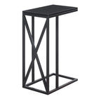 Table d'appoint en C, table d'appoint de canapé coulissante, table à goûter de salon, style minimaliste moderne
