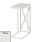 Table d'appoint en C, table d'appoint de canapé coulissante, table à goûter de salon, style minimaliste moderne