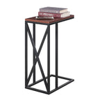 Table d'appoint en C, table d'appoint de canapé coulissante, table à goûter de salon, style minimaliste moderne
