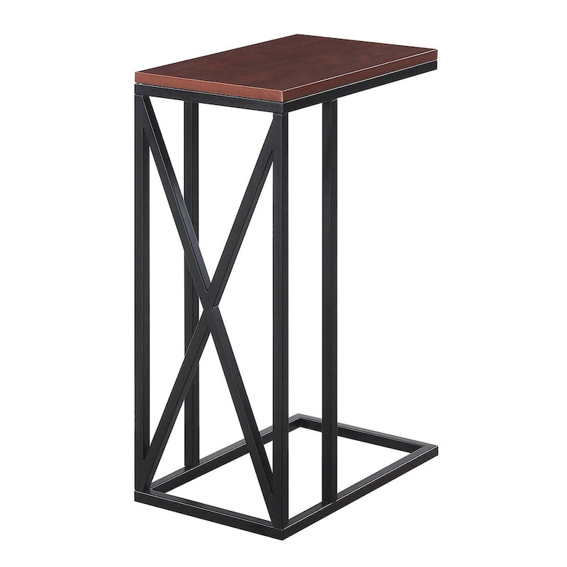 Table d'appoint en C, table d'appoint de canapé coulissante, table à goûter de salon, style minimaliste moderne