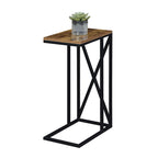 Table d'appoint en C, table d'appoint de canapé coulissante, table à goûter de salon, style minimaliste moderne