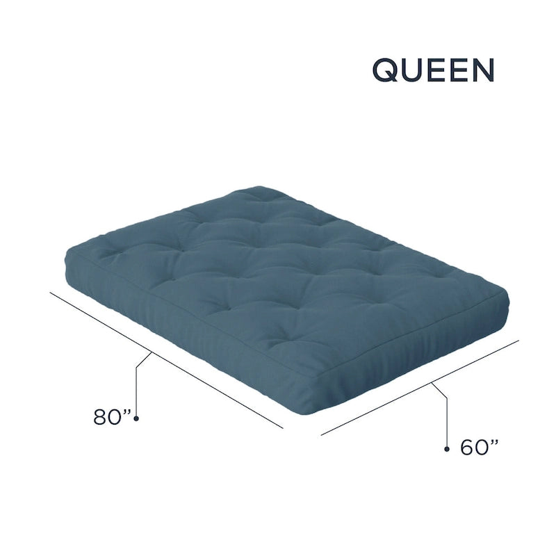 Matelas de futon Loosh Home 10 en mousse à mémoire de forme Gel, taille grand lit