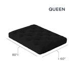 Matelas de futon Loosh Home 10 en mousse à mémoire de forme Gel, taille grand lit