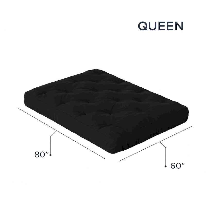 Matelas de futon Loosh Home 10 en mousse à mémoire de forme Gel, taille grand lit