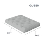 Matelas de futon Loosh Home 10 en mousse à mémoire de forme Gel, taille grand lit