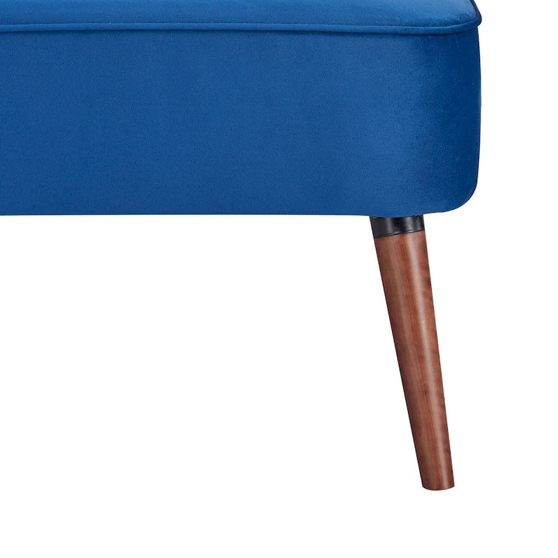 Causeuse rembourrée, Canapé compact 2 places, Style salon moderne, Cadre solide