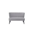 Causeuse rembourrée, Canapé compact 2 places, Style salon moderne, Cadre solide