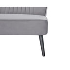 Causeuse rembourrée, Canapé compact 2 places, Style salon moderne, Cadre solide