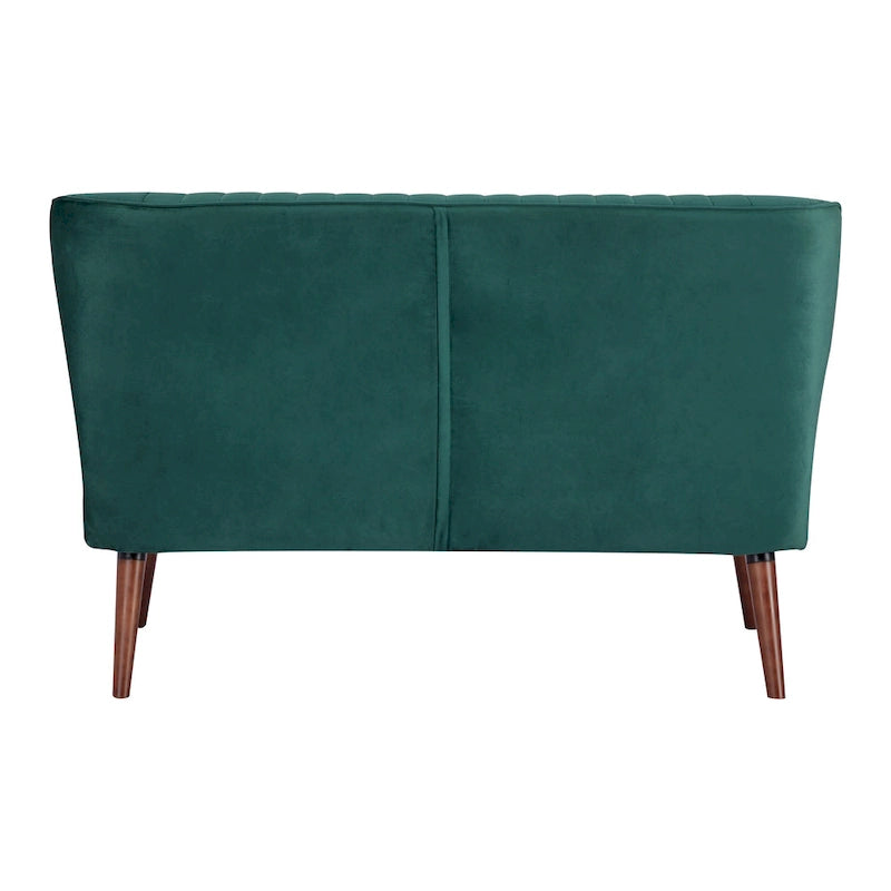 Causeuse rembourrée, Canapé compact 2 places, Style salon moderne, Cadre solide