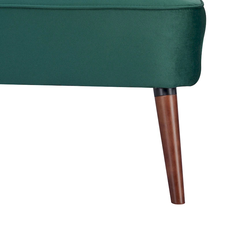 Causeuse rembourrée, Canapé compact 2 places, Style salon moderne, Cadre solide