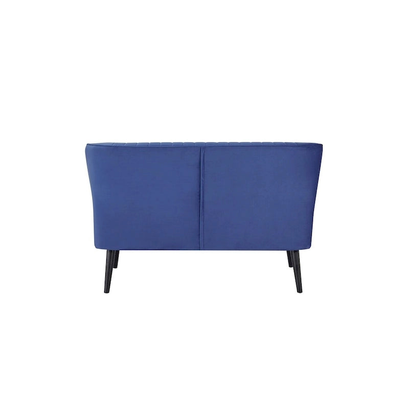 Causeuse rembourrée, Canapé compact 2 places, Style salon moderne, Cadre solide