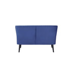 Causeuse rembourrée, Canapé compact 2 places, Style salon moderne, Cadre solide