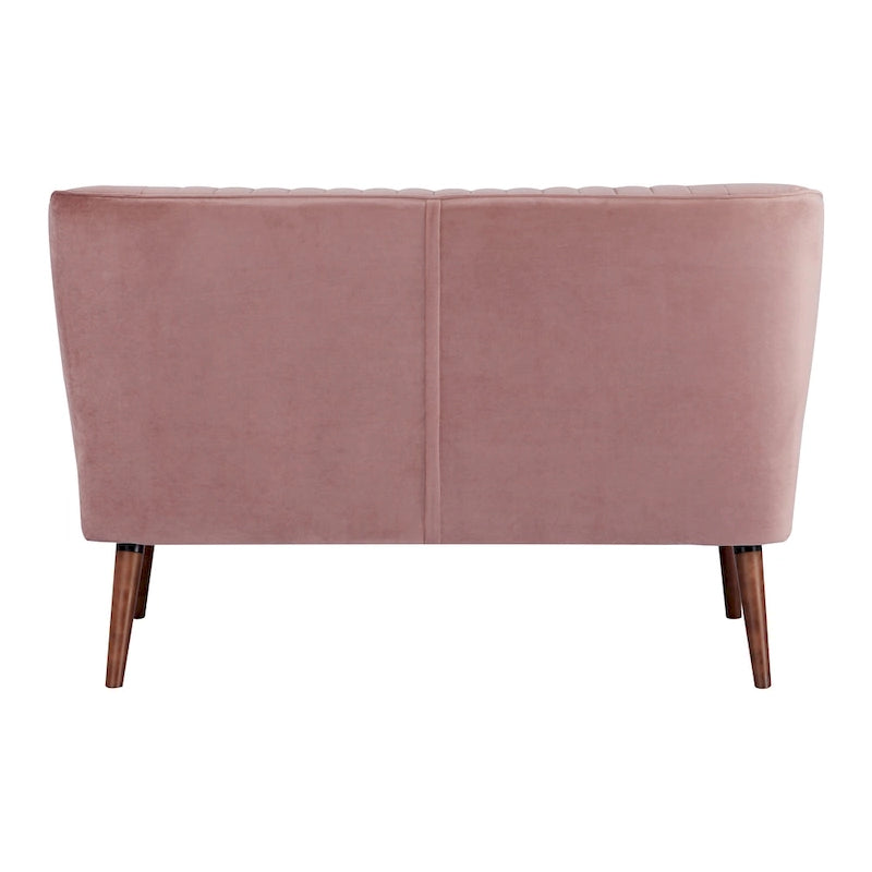 Causeuse rembourrée, Canapé compact 2 places, Style salon moderne, Cadre solide