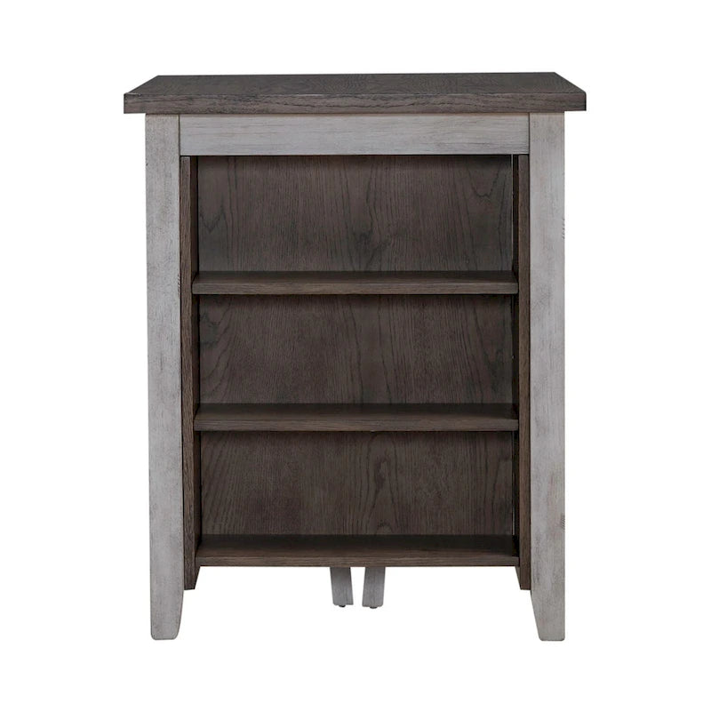 Ensemble de salle à manger 3 pièces hauteur comptoir, table bibliothèque avec 2 tabourets rembourrés, en acacia et hévéa