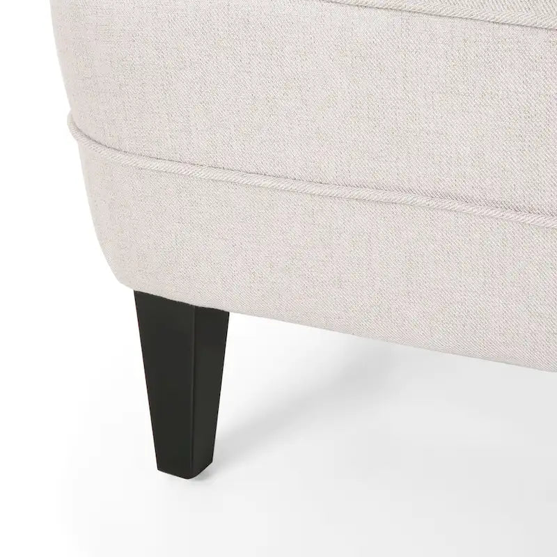Ensemble fauteuil club et ottoman, fauteuil d'appoint rembourré avec repose-pieds, salon