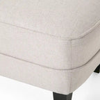 Ensemble fauteuil club et ottoman, fauteuil d'appoint rembourré avec repose-pieds, salon
