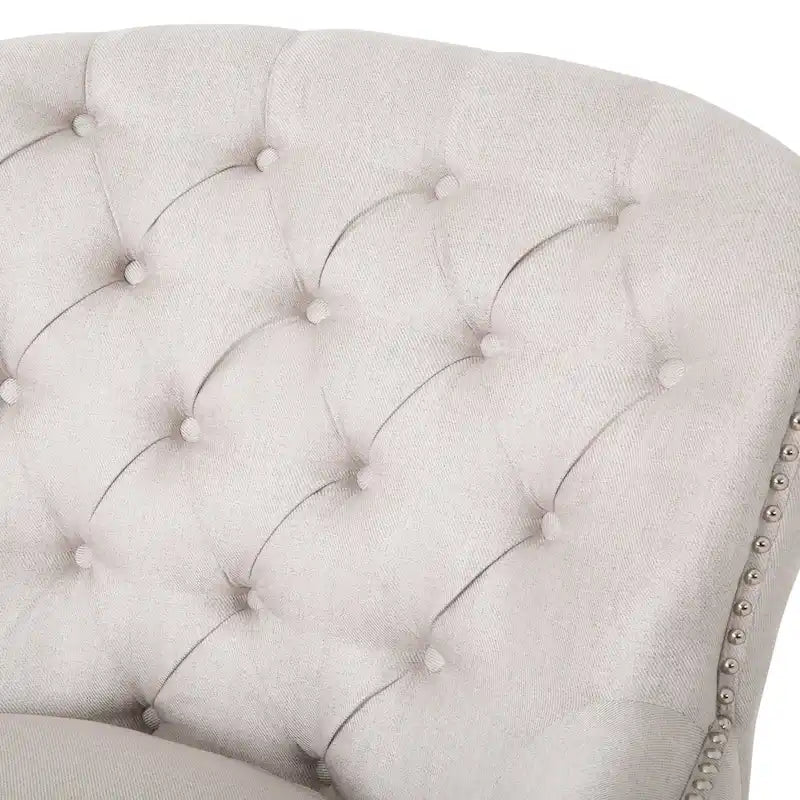 Ensemble fauteuil club et ottoman, fauteuil d'appoint rembourré avec repose-pieds, salon