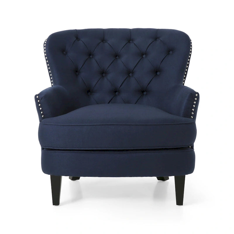 Ensemble fauteuil club et ottoman, fauteuil d'appoint rembourré avec repose-pieds, salon