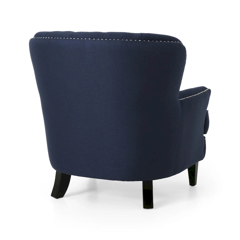 Ensemble fauteuil club et ottoman, fauteuil d'appoint rembourré avec repose-pieds, salon