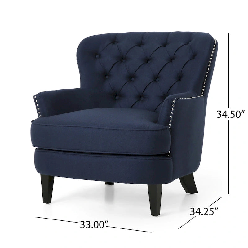 Ensemble fauteuil club et ottoman, fauteuil d'appoint rembourré avec repose-pieds, salon