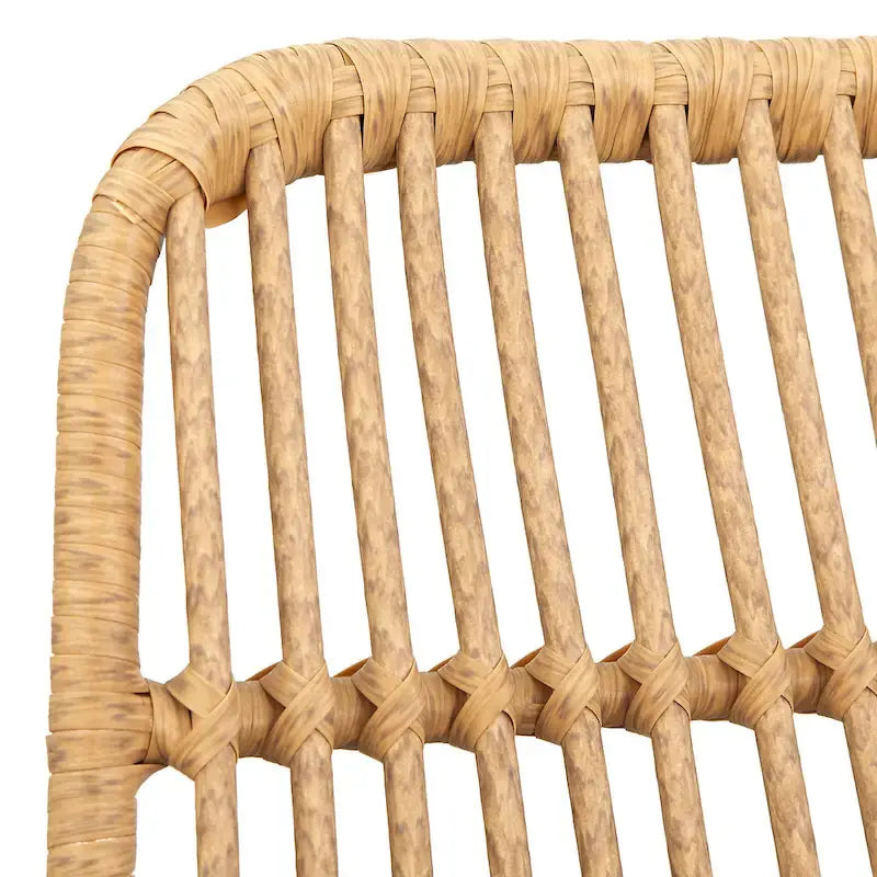 Tabouret de bar 75 cm, assise rembourrée, cadre en bois, pour îlot de cuisine et comptoir de bar