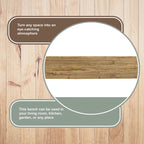 Banc 43" en bois naturel pour l'intérieur ou l'extérieur, idéal pour l'entrée, le couloir ou le patio.