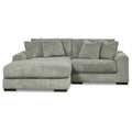 Canapé sectionnel 2 places avec méridienne, 102"L x 70"P x 38"H, rembourré pour salon