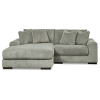 Canapé sectionnel 2 places avec méridienne, 102"L x 70"P x 38"H, rembourré pour salon