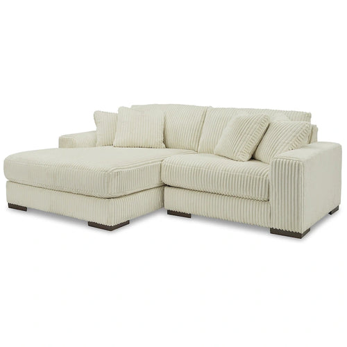 Canapé sectionnel 2 places avec méridienne, 102"L x 70"P x 38"H, rembourré pour salon