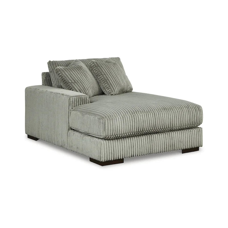 Canapé sectionnel 2 places avec méridienne, 102"L x 70"P x 38"H, rembourré pour salon