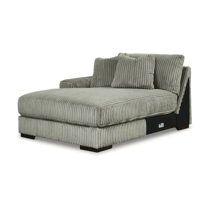 Canapé sectionnel 2 places avec méridienne, 102"L x 70"P x 38"H, rembourré pour salon