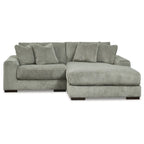 Canapé sectionnel 2 places avec méridienne, 102"L x 70"P x 38"H, rembourré pour salon