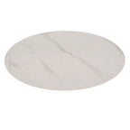Ensemble table de salle à manger en pierre frittée, plateau brillant, piètement en métal gris, style moderne, 4-6 places