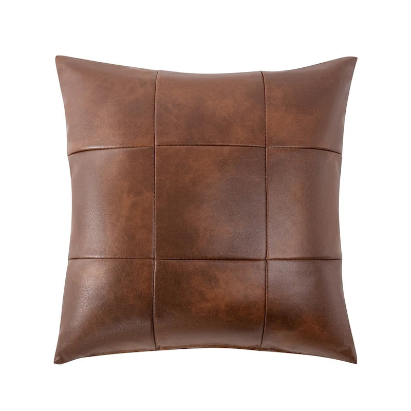 Fauteuil d'appoint en similicuir, structure solide, capitonné, salon moderne