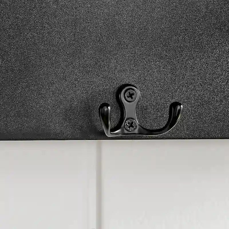 Porte-manteau mural avec étagère décorative et crochets, Organisateur d'entrée et de couloir