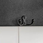 Porte-manteau mural avec étagère décorative et crochets, Organisateur d'entrée et de couloir