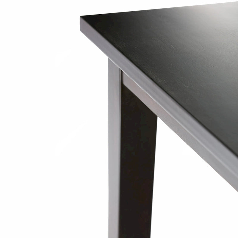 Ensemble de salle à manger transitionnel 9 pièces, table de 54 pouces avec 8 chaises Parson rembourrées