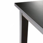 Ensemble de salle à manger transitionnel 9 pièces, table de 54 pouces avec 8 chaises Parson rembourrées