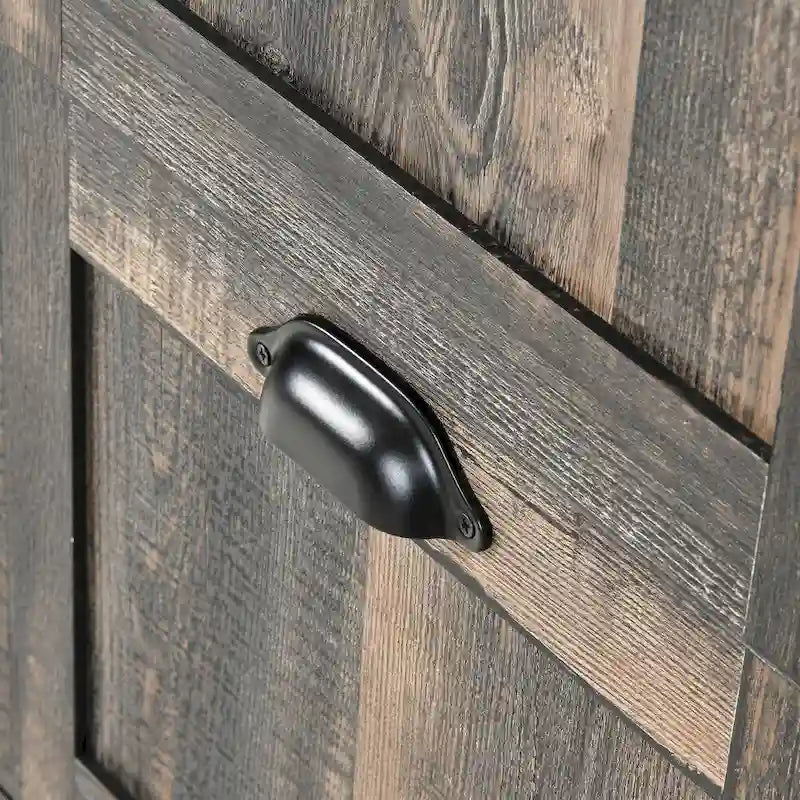 Meuble de classement vertical rustique en bois à 4 tiroirs avec serrure, pour bureau à domicile, format légal et lettre