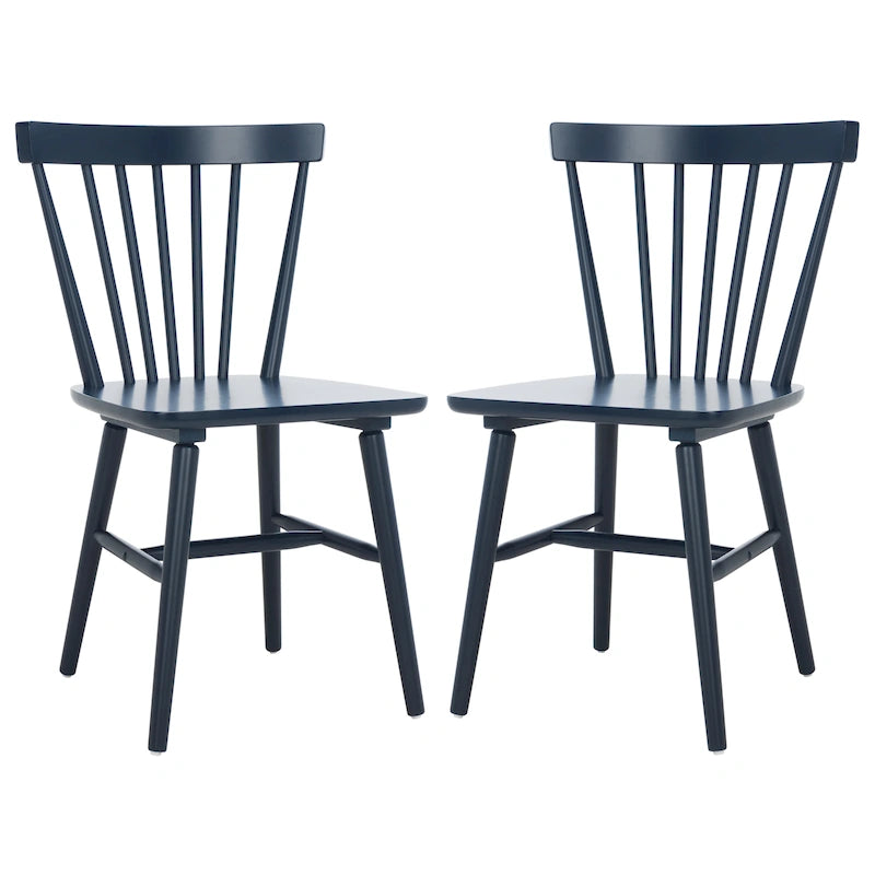 Ensemble de 2 chaises de salle à manger Spindle Farmhouse, 50,8 cm L x 50,8 cm P x 83,8 cm H, pieds en bois