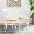 Ensemble de 2 chaises de salle à manger Spindle Farmhouse, 50,8 cm L x 50,8 cm P x 83,8 cm H, pieds en bois