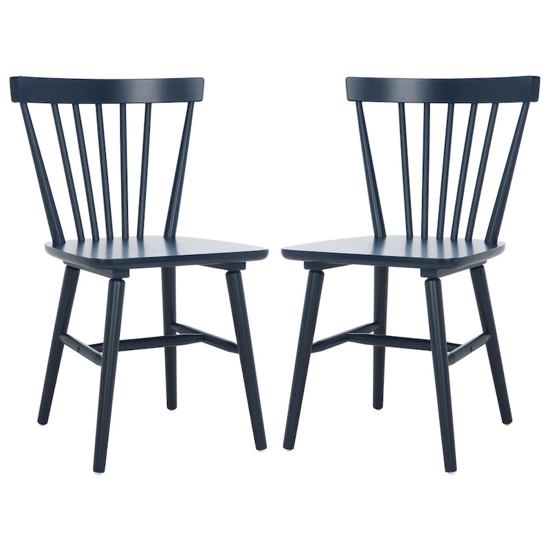 Ensemble de 2 chaises de salle à manger Spindle Farmhouse, 50,8 cm L x 50,8 cm P x 83,8 cm H, pieds en bois