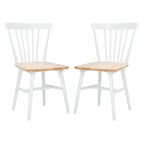 Ensemble de 2 chaises de salle à manger Spindle Farmhouse, 50,8 cm L x 50,8 cm P x 83,8 cm H, pieds en bois